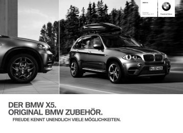 DER BMW X5. ORIGINAL BMW ZUBEHÃR. - BMW Diplomatic Sales