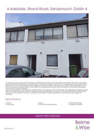 4 Adelaide, Strand Road, Sandymount, Dublin 4 - MyHome.ie