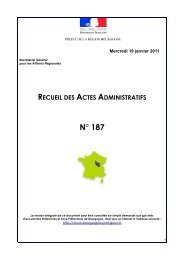RAA 187 - Préfecture de la Côte-d'Or
