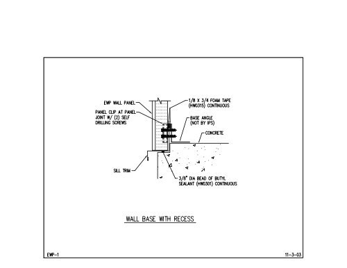 IPS-EWP Detail - Ceco Building Systems