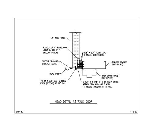 IPS-EWP Detail - Ceco Building Systems