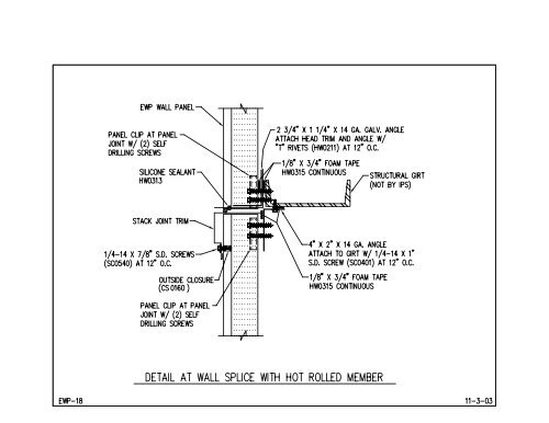 IPS-EWP Detail - Ceco Building Systems