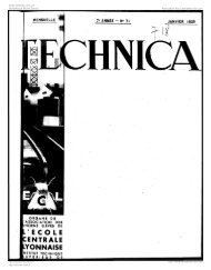 Revue Technica, annÃ©e 1939, numÃ©ro 71 - Histoire de l'Ãcole ...