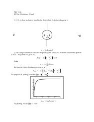 Phy 5347 Homework Set 3 Solutions Aƒa A A A A A Aœ Kimel 3 9 2 First Consider