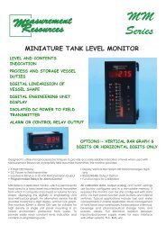 MM Series datasheet - Measurement Resources