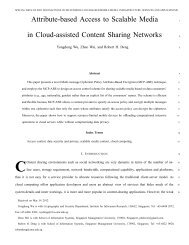 Attribute-based Access to Scalable Media in Cloud-assisted ... - A*Star