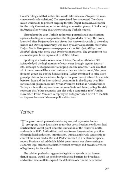 Attacks on the Press in 2010 - Committee to Protect Journalists