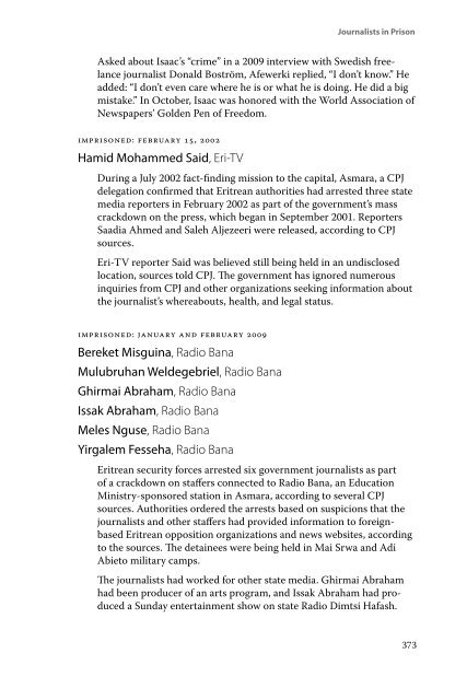 Attacks on the Press in 2010 - Committee to Protect Journalists