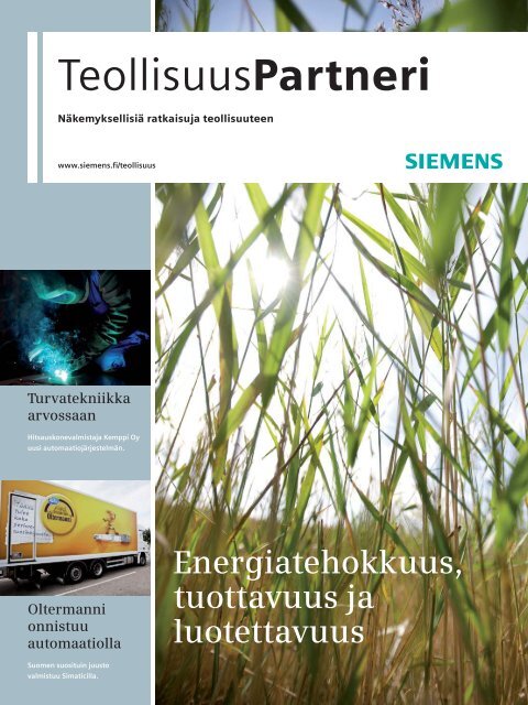 TeollisuusPartneri 1/2010 - Siemens