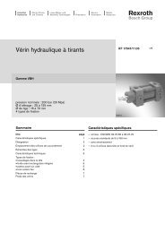 VÃ©rin hydraulique Ã  tirants - Bosch Rexroth