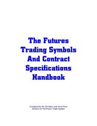 The Futures Trading Symbols And Contract Specifications Handbook
