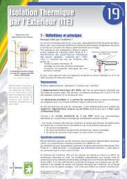 19. Isolation Thermique par l'Extérieur (ITE) - IDEMU