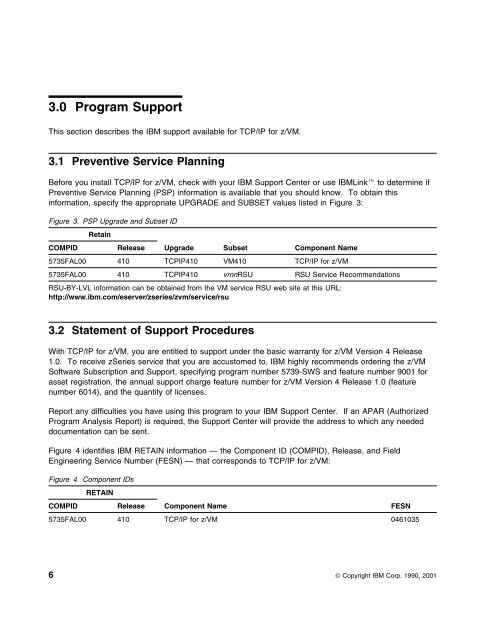 TCP/IP Level 410 Program Directory - z/VM - IBM