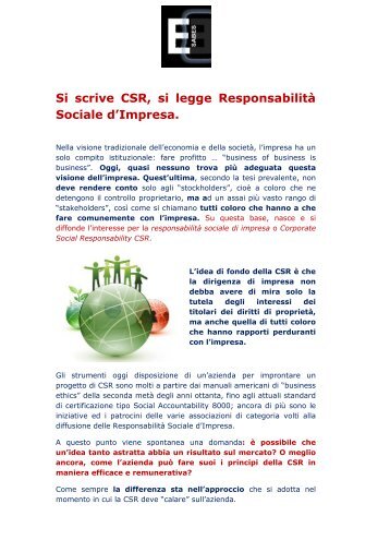 Si scrive CSR, si legge ResponsabilitÃ  Sociale d'Impresa.pdf