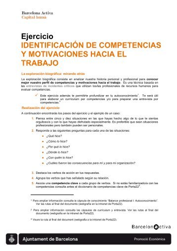 IdentificaciÃ³n de competencias y motivaciones hacia el trabajo