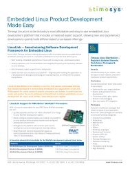 Download the Timesys Product Brief for PMC-Sierra WinPath