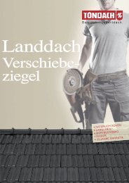 TONDACH ® Landdach Verschiebe - Tondach Gleinstätten AG