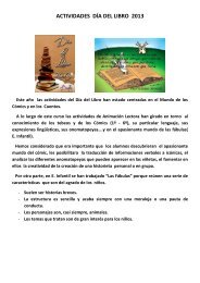 ACTIVIDADES DÃA DEL LIBRO 2013 - CEIP MARQUÃS DEL ARCO