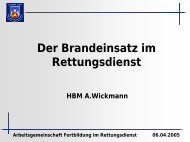 Angstreaktionen, Panik - AG Fortbildung im Rettungsdienst