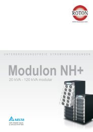 Modulon NH+ Rubin T3 1 kVA bis 10 kVA - ROTON PowerSystems ...