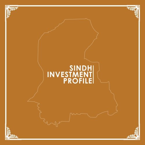 Title front - Sindh Board Of Investment, Government Of Sindh