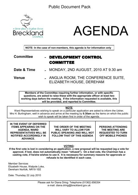 Public reports pack PDF 1 MB - Modern.gov - Breckland Council