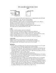 DT 2.4GHz RECEIVER INSTRUCTIONS Rx51 3-6v ... - Deltang.co.uk