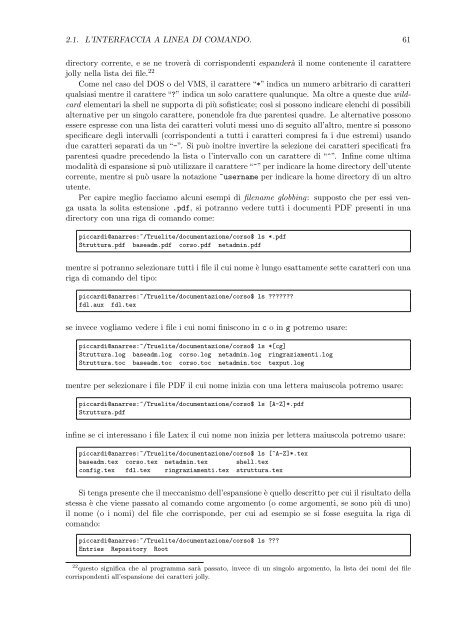 Amministrare GNU/Linux - Cia