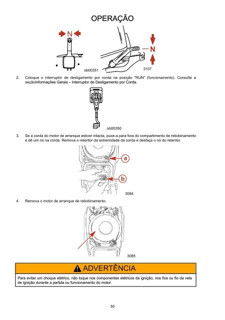 5 0 hp manual de operação manutenção e garantia - Mercury