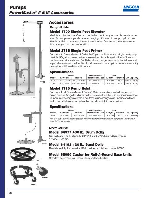 General Lubrication Equipment & Accessories - Brice Barclay