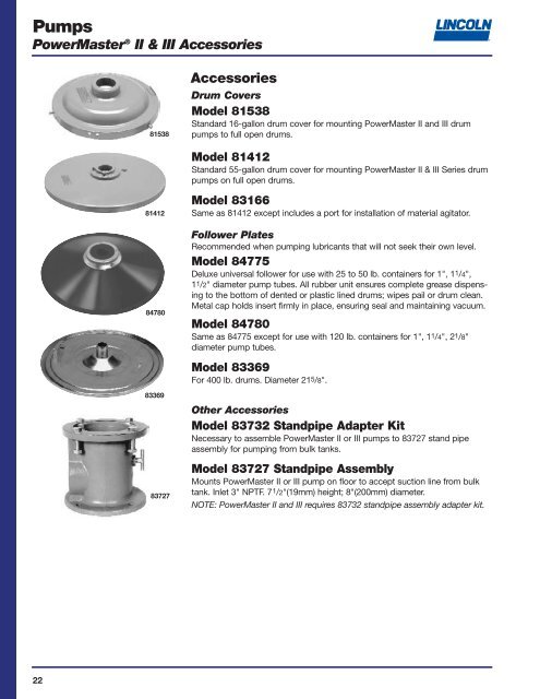 General Lubrication Equipment & Accessories - Brice Barclay