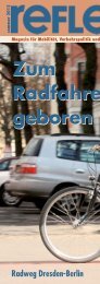 Zum Radfahren geboren - Reflektor