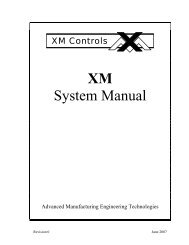 XM System Manual - AMET Inc