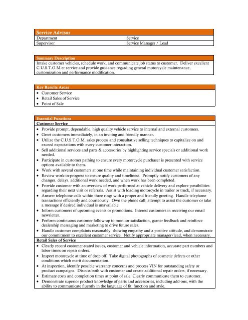 service-advisor-positions