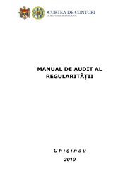 Manual de audit al regularității - Curtea de Conturi a Republicii ...