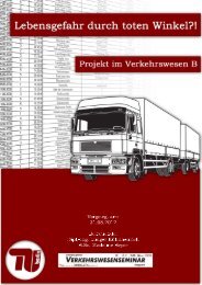 Kurzfassung - Verkehrswesenseminar - TU Berlin