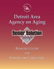 to download a copy of the guide - Detroit Area Agency on Aging