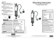 Mounting Instruction - Touratech-USA