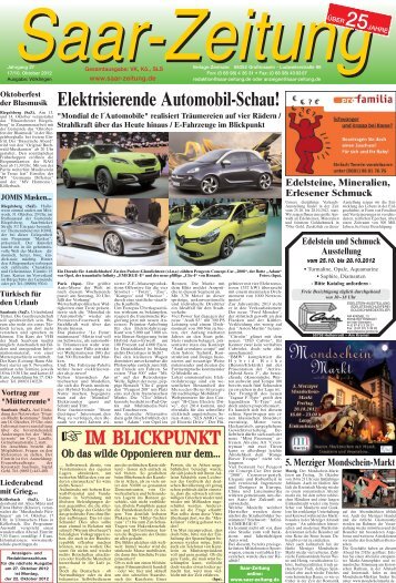 13.10.2012 - Saar-Zeitung