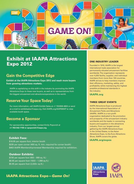 2012 Exhibitor & Sponsor Prospectus - IAAPA