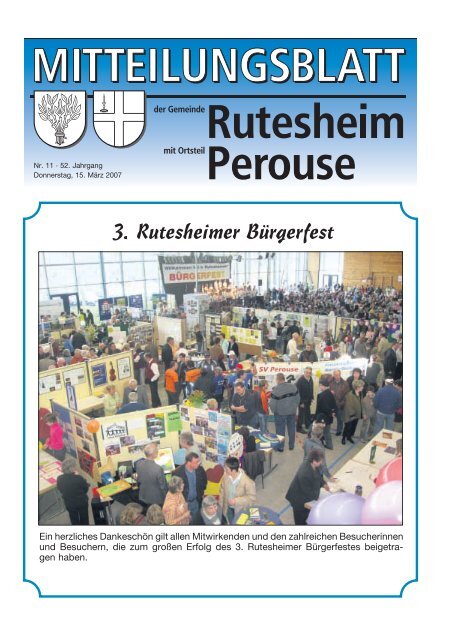 3. Rutesheimer Bürgerfest