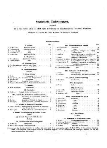 07. Statistische Nachweisungen betreffend die in den Jahren 1914 ...