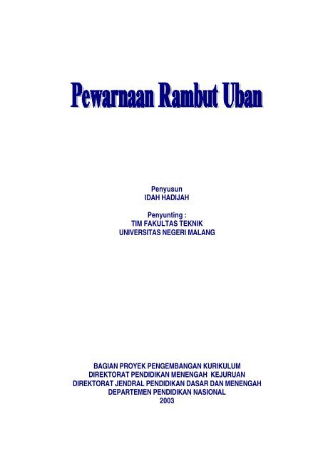 Pewarnaan Rambut Uban E Learning Sekolah Menengah Kejuruan