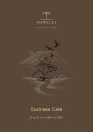 Mawalla Business Care Brochure