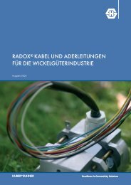 RADOX Kabel und Aderleitungen fÃƒÂ¼r die ... - Composites