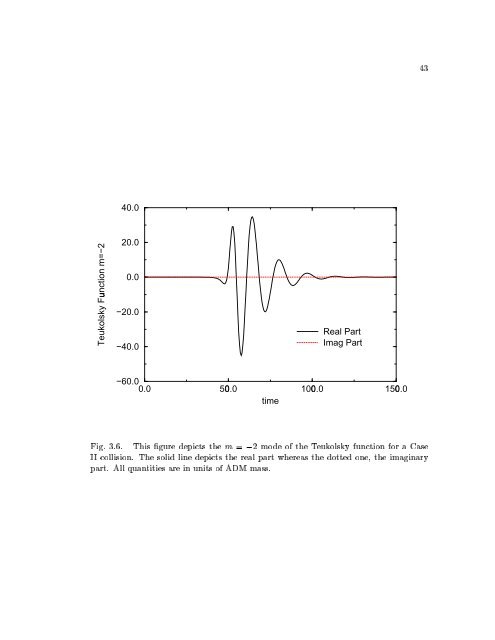 THE CLOSE LIMIT A Thesis in - Institute for Gravitational Physics ...