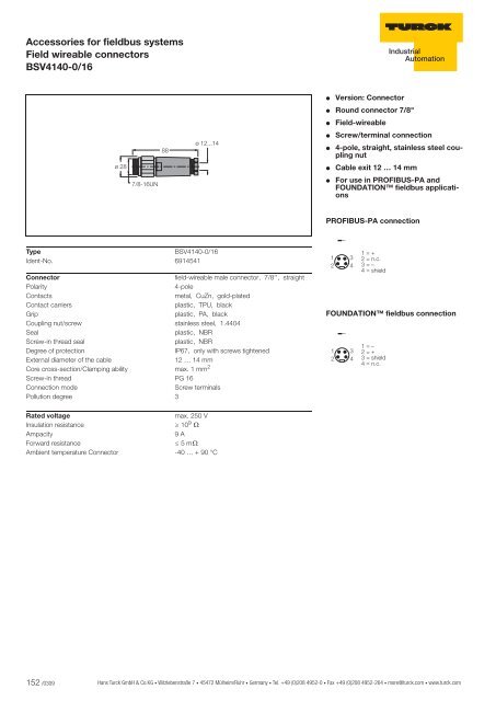 Product catalog - TURCK