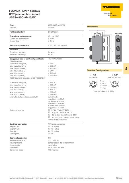 Product catalog - TURCK