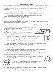 ProblÃ¨mes et Ã©quations. - Primaths