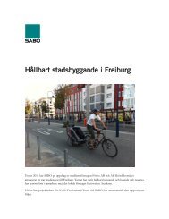 HÃ¥llbart stadsbyggande i Freiburg Rapport 2011.pdf - Sabo